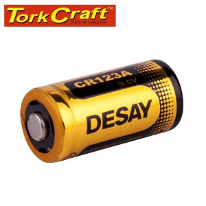 BATTERY 3V LITHIUM CR123 PHOTO 1 CARDED (BAT100512301)