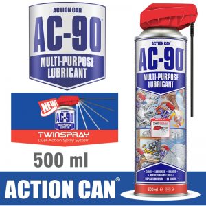 AC-90 LPG MULTI PURPOSE LUBE TWIN SPRAY 500ML (CAN33179)
