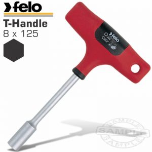 FELO 304 8X125 NUT DRIVER T-HANDLE (FEL30408480)