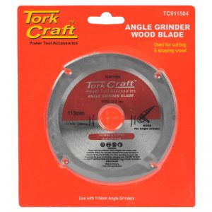 BLADE 4 TEETH 115MM X 22.23MM FOR WOOD ON ANGLE GRINDER (TC911504)