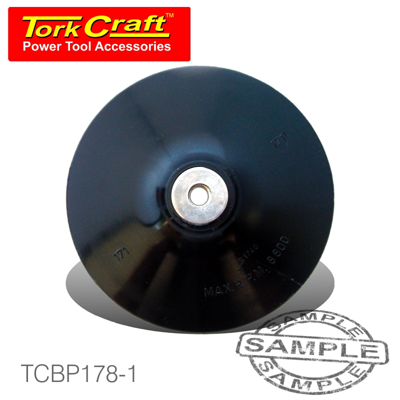 TCBP178-1-800x800 ANGLE GRINDER PAD FOR 178 X 22MM DISCS M14 X 2 THREAD (TCBP178-1)