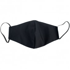 POLYCOT / SPUNBAND FILTER FACE MASK 3 X LAYER WASH/RE-UESABLE BLACK