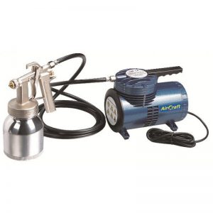 COMPRESSOR & LOW PRESSURE SPRAY GUN KIT WITH HOSE (AS188)