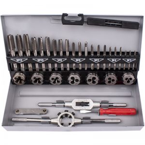 TAP AND DIE SET 32PCE 3-12MM HSS IN STEEL CASE (T9322)