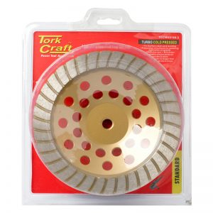 DIA. CUP WHEEL 180MM X M14 TURBO COLD PRESSED (TCCW40180-3)