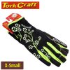 LADIES SLIM FIT GARDEN GLOVES BLACK X-SMALL (GL44)