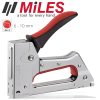 MILES STAPLE GUN METAL BODY RUBBER GRIP 22G 6-10MM JT21 STAP RELOAD IND