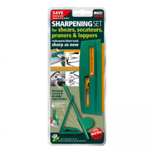 GARDEN TOOL SHARPENING KIT 2PC SHEAR & SCATEUR (MS8001E)