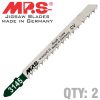 JIGSAW BLADE HARDWOOD FINE CUT 100MM T-SHANK 8TPI
