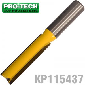 STRAIGHT BIT 1/2"(12.7MM) X 2"(50.8MM) CUT 2 FLUTE WITH BOTTOM CUT 1/2