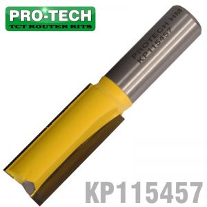 STRAIGHT BIT 5/8"(15.9MM) X 1 1/2"(38.1MM) CUT 2 FLUTE WITH BOTTOM CUT