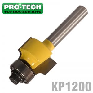 CORNER ROUNDING 3/4" X 1/2" (1/8" RADIUS) 1/4" SHANK