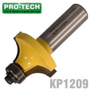 CORNER ROUNDING 1 1/4" X 5/8" (3/8" RADIUS) 1/2" SHANK