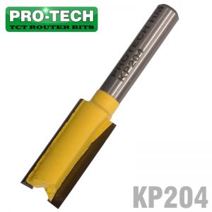 STRAIGHT BIT 7/16" (11.10MM) X 1"(25.4MM) TWO FLUTE 1/4" SHANK