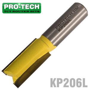 STRAIGHT BIT 9/16" (14.3MM) X 1 1/4"(31.8MM) TWO FLUTE 1/2" SHANK