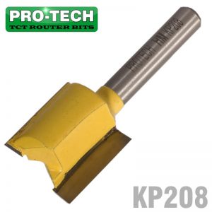 STRAIGHT BIT 3/4"(19MM) X 3/4"(19MM) TWO FLUTE 1/4" SHANK