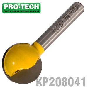 PLUNGE CUTTING BALL 3/4"(19MM) X 3/4"(19MM) 1/4"SHANK