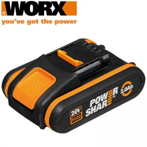 BATTERY PACK 20V 2.0AH C/W CAPACITY INDICATOR WORX