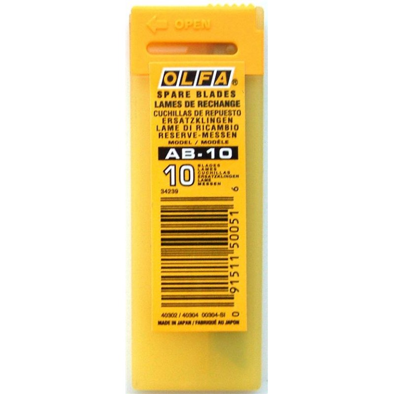 OLFA BLADES AB-10 10/PACK 9MM - Ubuntu Sales Hardware | Midrand ...