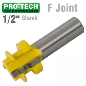 F JOINT 1/2 SHANK ROUTER BIT