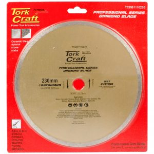 Tork Craft Diamond Blade 230x22.22 Cont.Rim