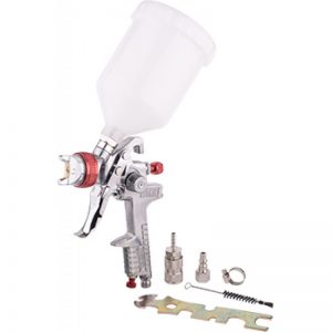 AIRCRAFT SPRAY GUN HVLP 1.4MM NOZZLE WITH FEMALE CONNECTOR & UNIVERSAL COUPLER