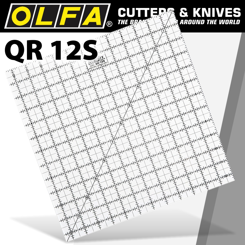QUILT RULER IMPERIAL 12IN X 12IN - Ubuntu Sales Hardware | Midrand ...