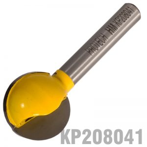 PRO-TECH PLUNGE CUTTING BALL 3/4"(19MM) X 3/4"(19MM) 1/4"SHANK