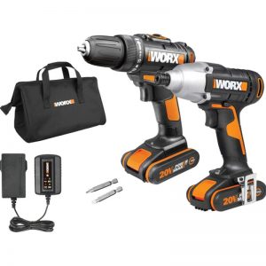 DRILL DRIVER COMBO 20V WX101.9 WX291.9 2 X 2.0AH STD CHARG WIT