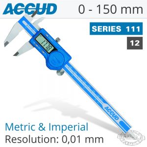 ACCUD Digital Caliper Vernier 150Mm 111-006-12