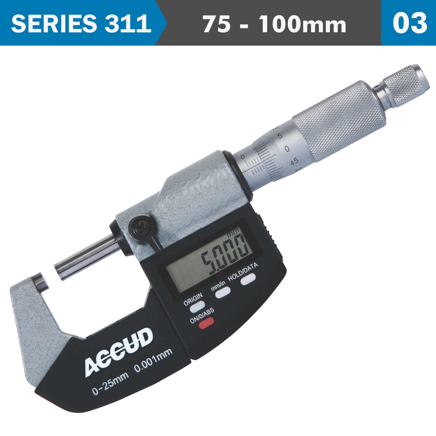 DIGITAL OUTSIDE MICROMETER 75-100MM 0.00