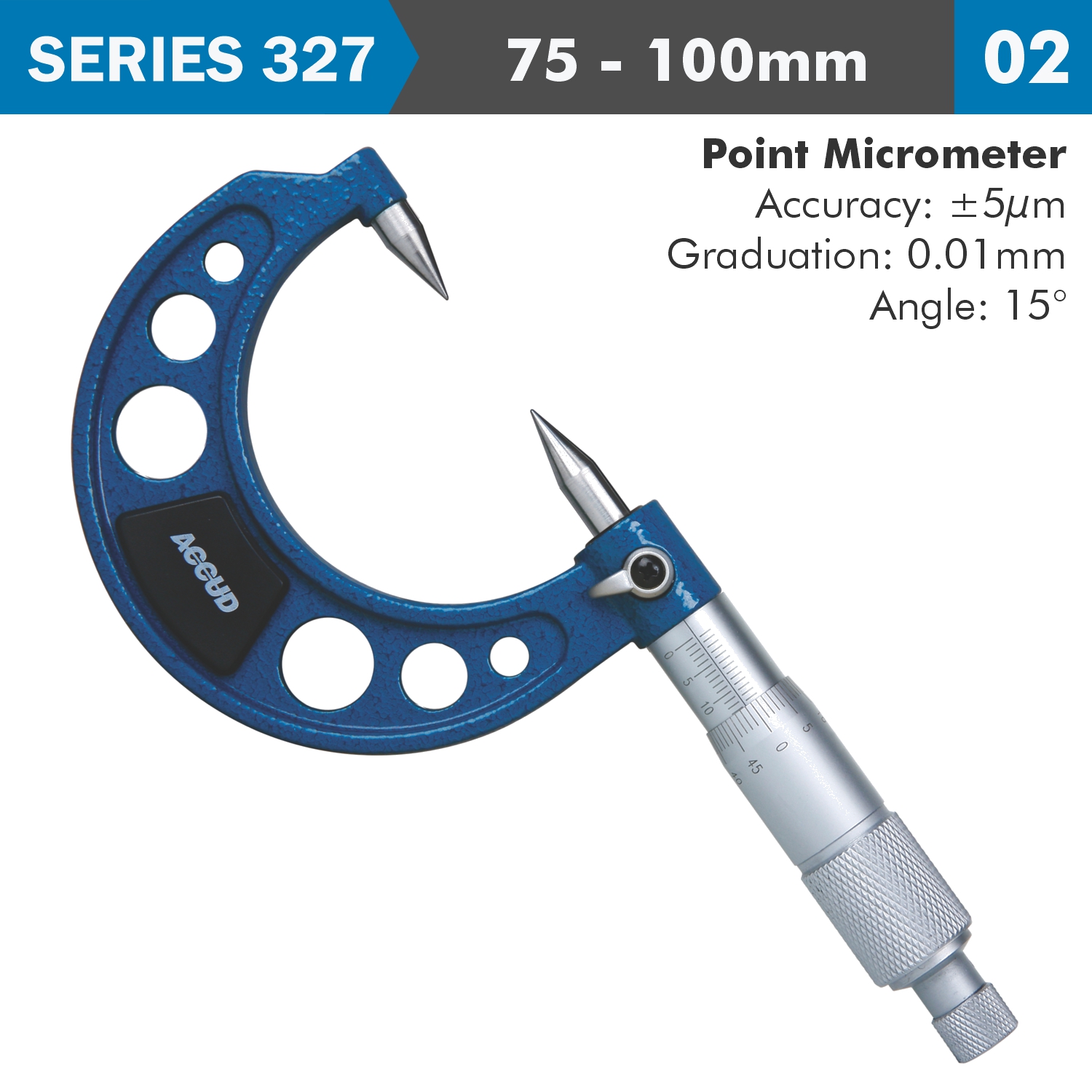 POINT MICROMETER 15 75-100MM