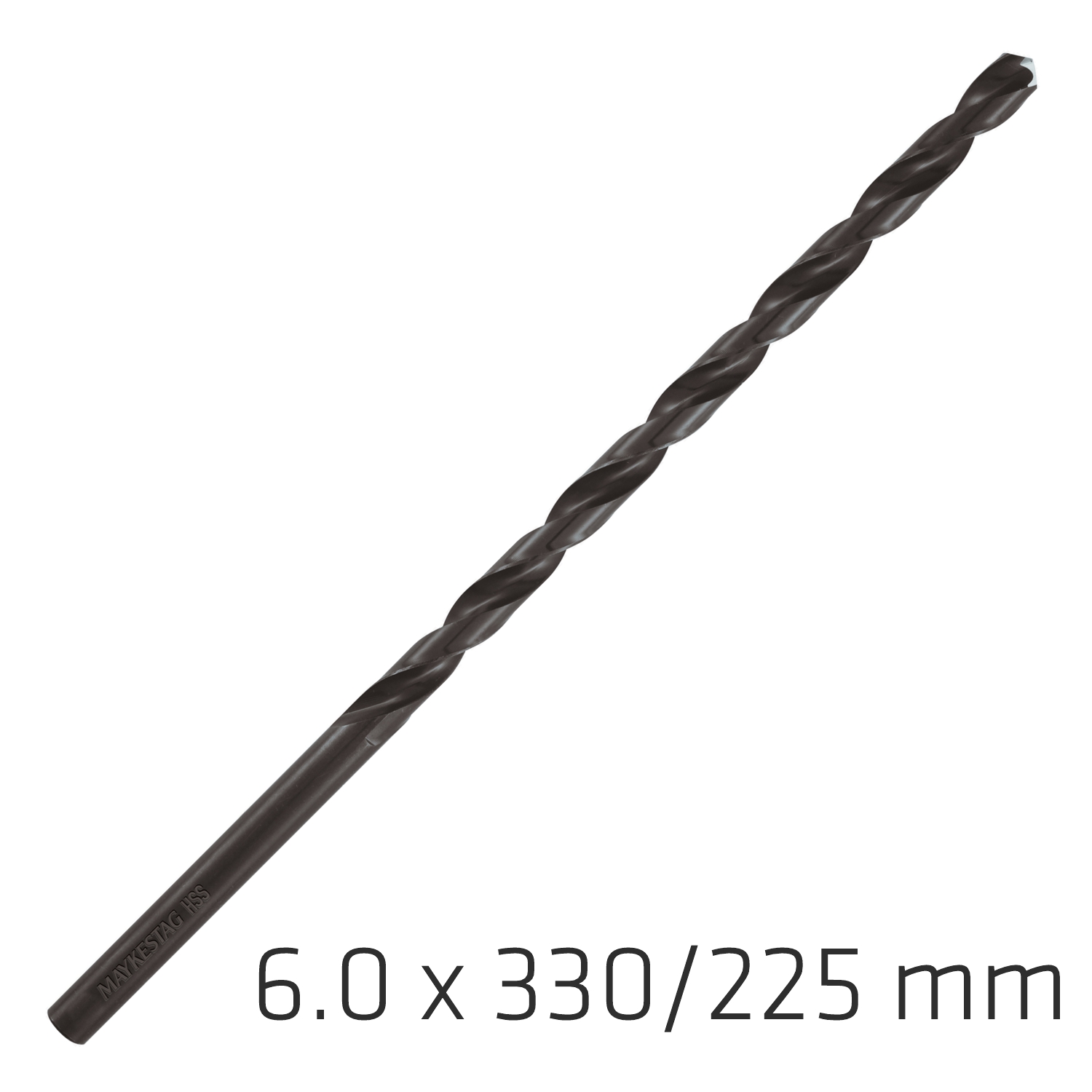 HSS DRILL BIT 6MM 330X225MM EXTRA LONG