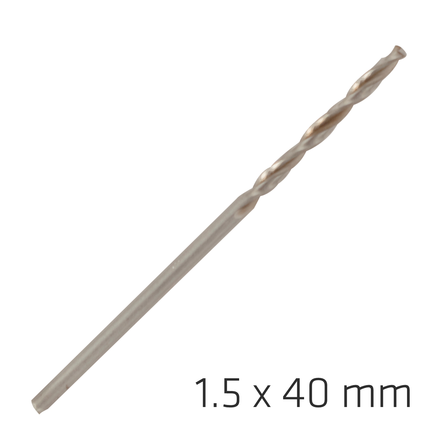 ALPEN PRO HSS 1.5MM DRILL DIN 338 RN 135 SPLIT POINT PLASTIC WALLET  (