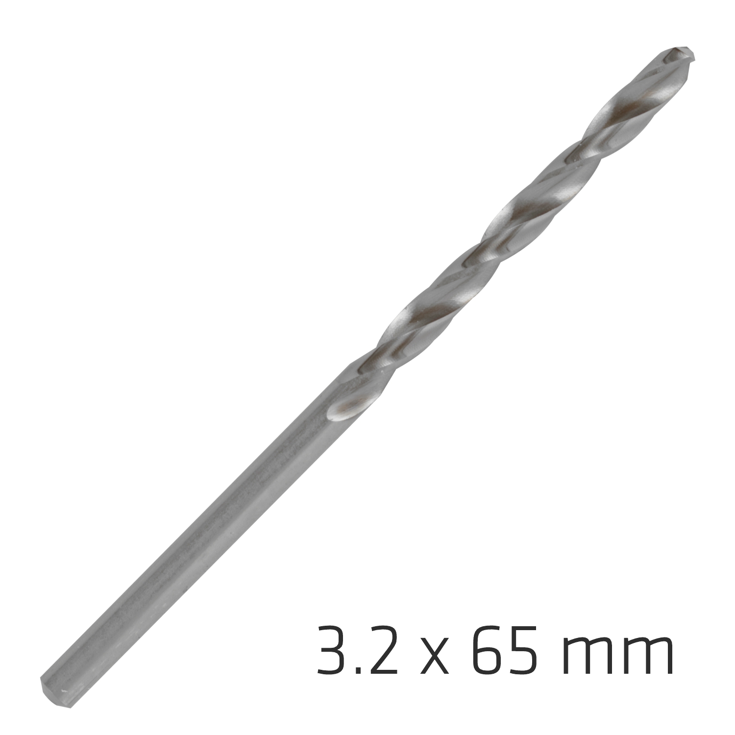 ALPEN PRO HSS 3.2MM DRILL DIN 338 RN 135 SPLIT POINT PLASTIC WALLET  (