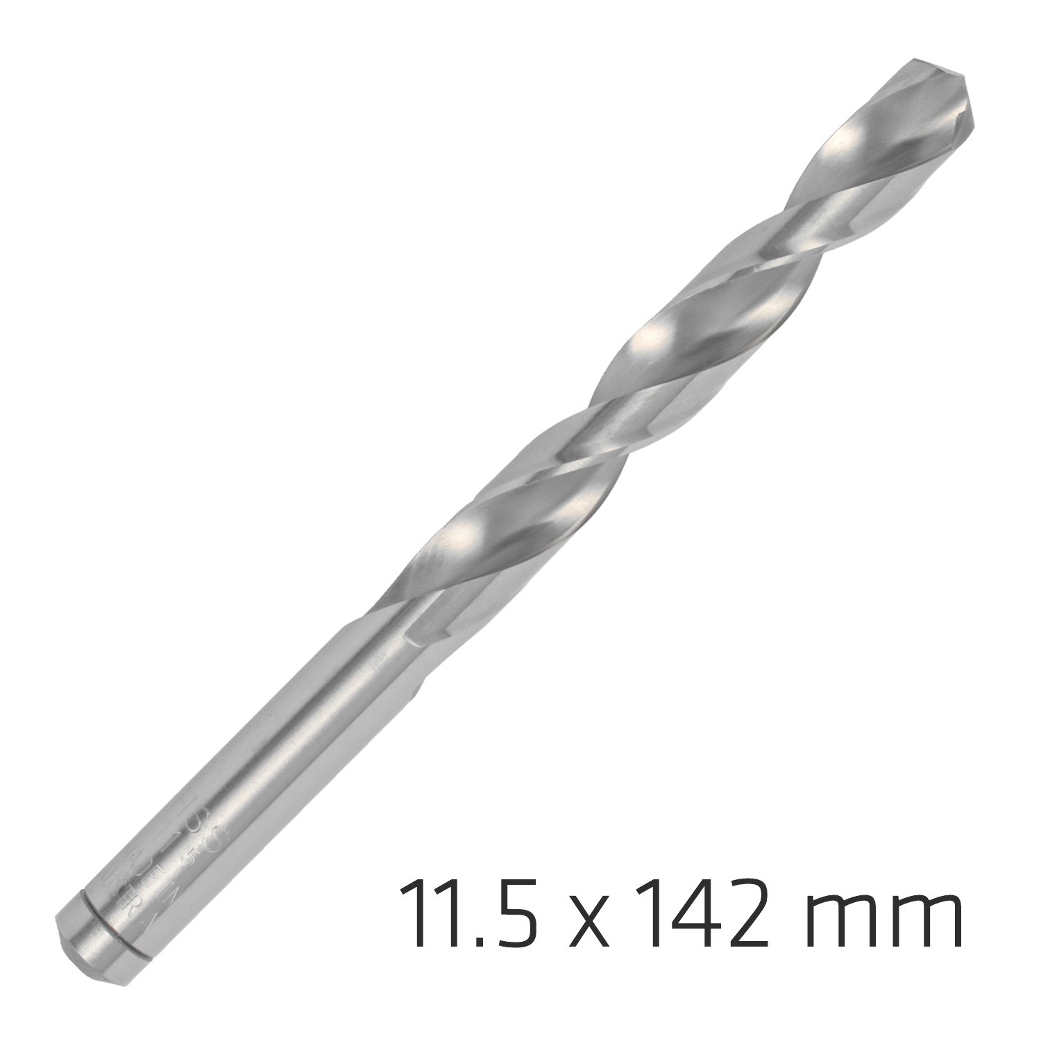ALPEN PRO HSS 11.5MM DRILL DIN 338 RN 135 SPLIT POINT PLASTIC WALLET