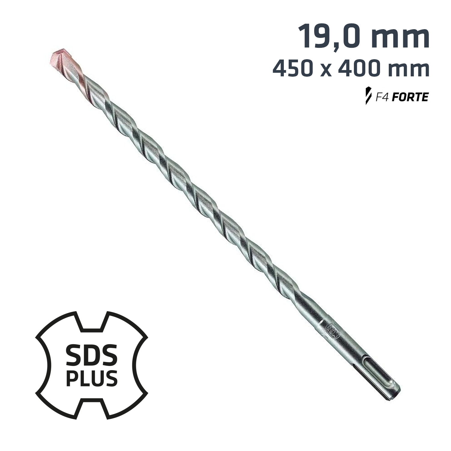 SDS PLUS DRILL BIT 450 X 400 19.0MM