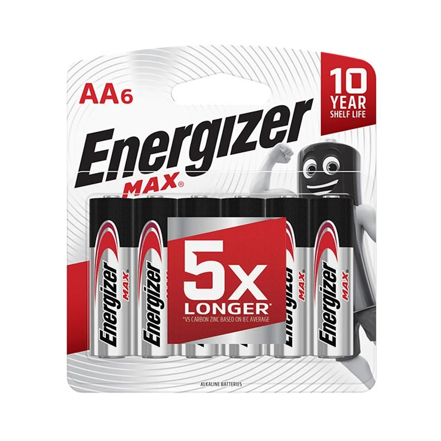 ENERGIZER MAX AA - 6 PACK (MOQ 12)