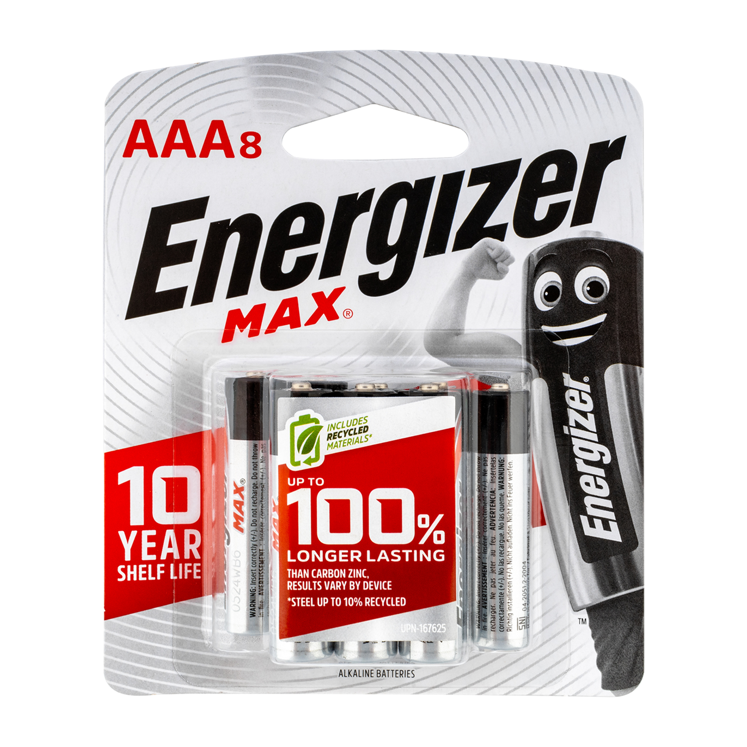 ENERGIZER MAX: AAA - 8 PACK (MOQ 12)